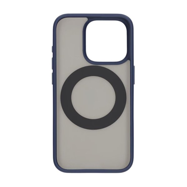 iPhone 15 Pro Cover Roterbart MagSafe Stativ Blå