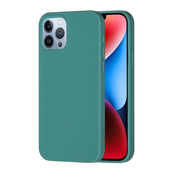 iPhone 15 Pro Cover Silikone Grøn