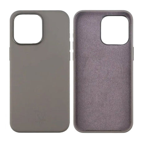 Rvelon iPhone 15 Pro Cover Silikone Grå