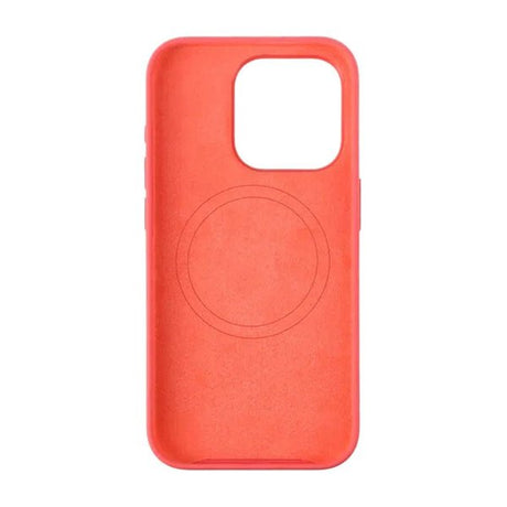 Rvelon iPhone 15 Pro Cover Silikone MagSafe Rød