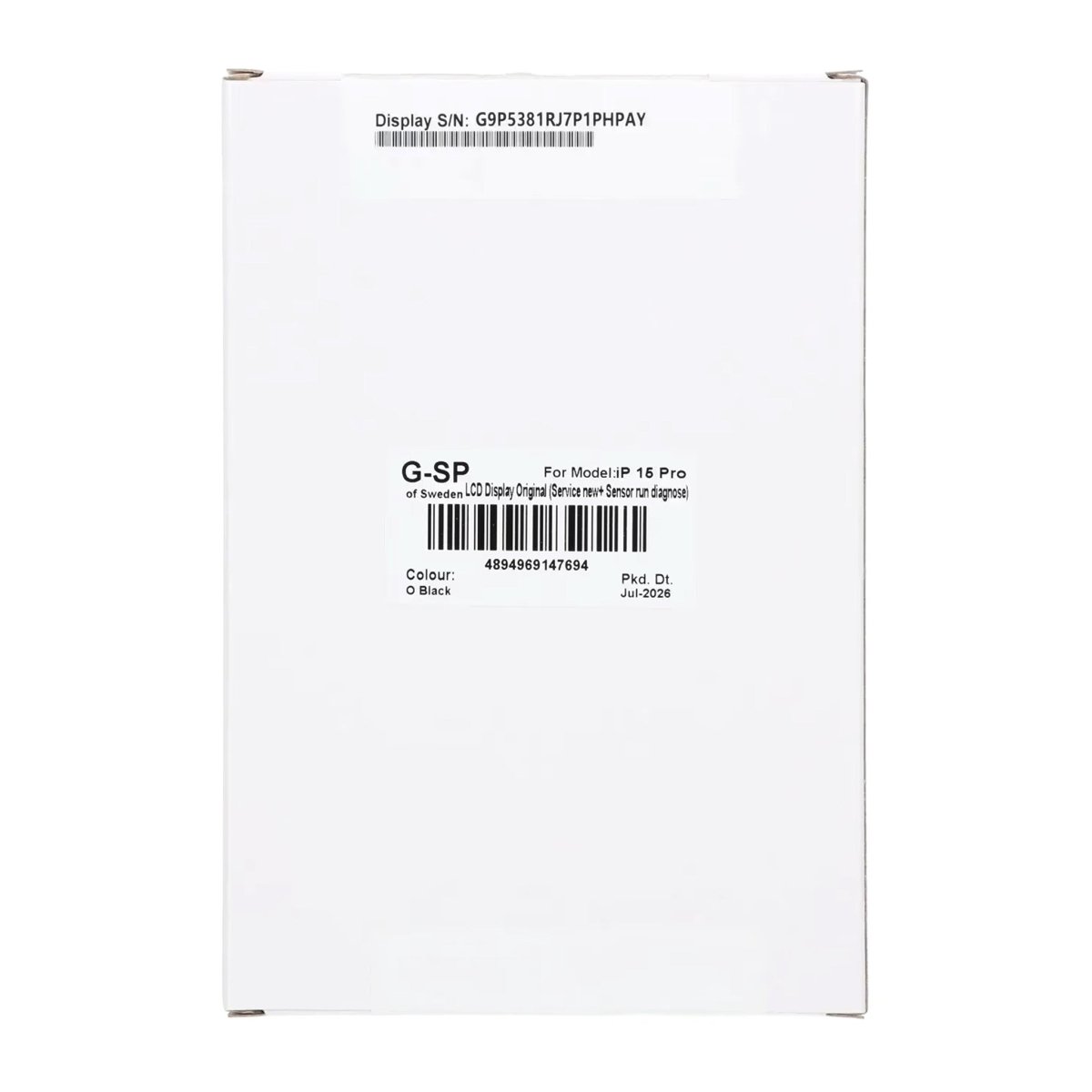 iPhone 15 Pro Original OLED-skærm - Sensor-diagnostik