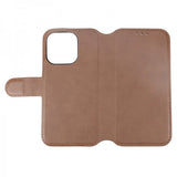 Rvelon iPhone 15 Pro Cover Ægte Læder Brun