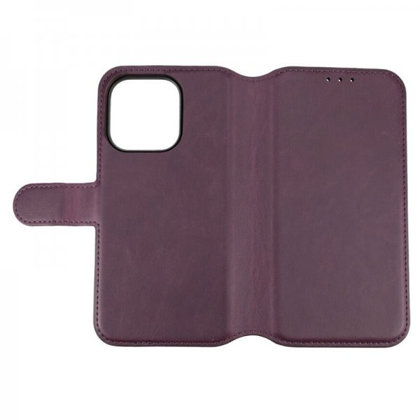 Rvelon iPhone 15 Pro Cover Magnetisk Aftageligt Etui Lilla