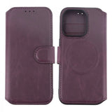 Rvelon iPhone 15 Pro Cover 4 Kortlommer MagSafe Lilla