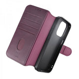 Rvelon iPhone 15 Pro Cover 4 Kortlommer MagSafe Lilla