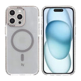 Rvelon iPhone 15 Pro Cover TPU MagSafe Grå