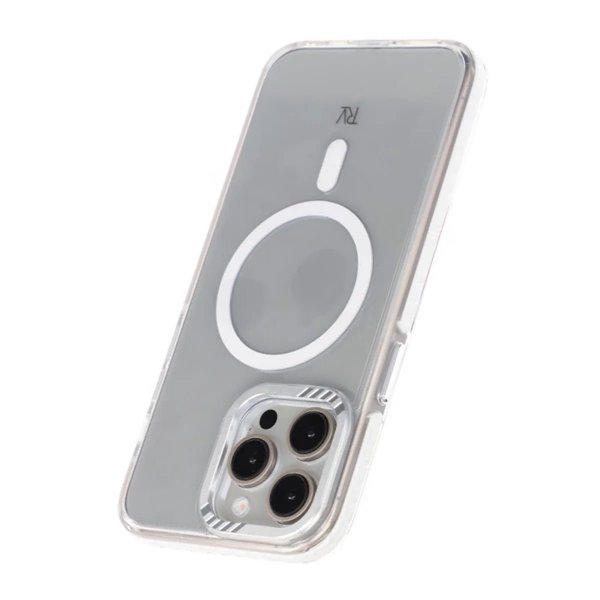Rvelon iPhone 15 Pro Cover Forstærkede Hjørner Hvid