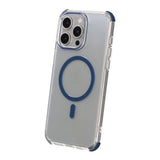 Rvelon iPhone 15 Pro Cover, forstærkede hjørner, blå