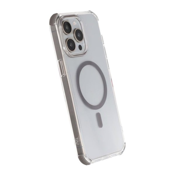 Rvelon iPhone 15 Pro Cover Forstærkede Hjørner Grå