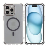 Rvelon iPhone 15 Pro Cover Forstærkede Hjørner Grå