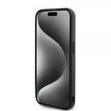 Karl Lagerfeld iPhone 15 Pro Cover 3D Rubber Karl & Choupette Sort