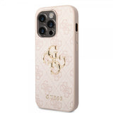 Guess iPhone 15 Pro Cover 4G Logo Rose