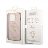 Guess iPhone 15 Pro Cover 4G Logo Rose