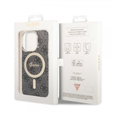 Guess iPhone 15 Pro Cover 4G Pattern MagSafe Sort
