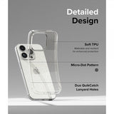 Ringke iPhone 15 Pro Cover Air Glitter Clear