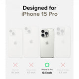 Ringke iPhone 15 Pro Cover Air Glitter Clear