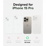 Ringke iPhone 15 Pro Cover Alle MagSafe Gun Metal