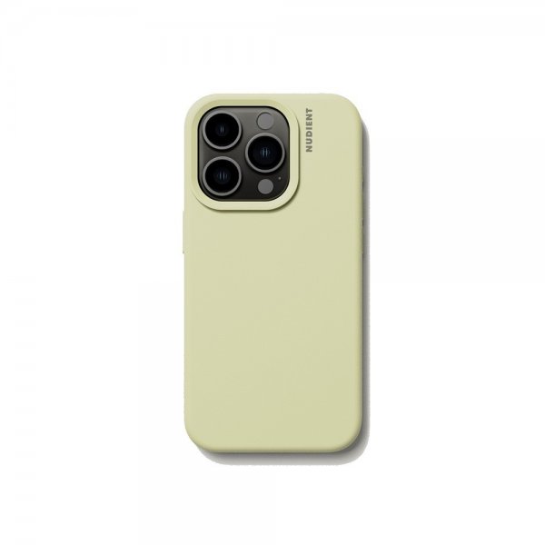 Nudient iPhone 15 Pro Cover Base Case Pale Yellow