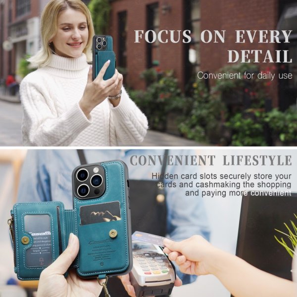 CaseMe iPhone 15 Pro Cover C20 Series Petrol