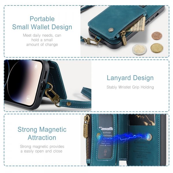 CaseMe iPhone 15 Pro Cover C20 Series Petrol