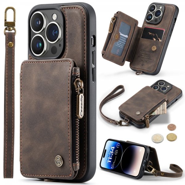 CaseMe iPhone 15 Pro Cover C20 Series Kaffe