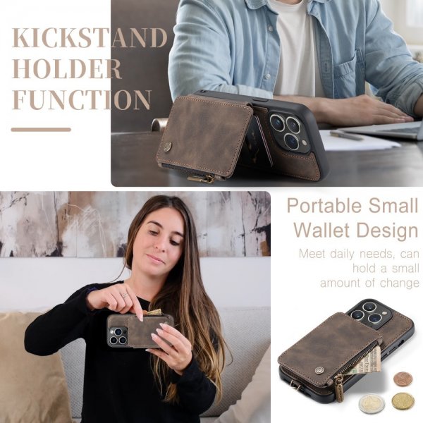 CaseMe iPhone 15 Pro Cover C20 Series Kaffe