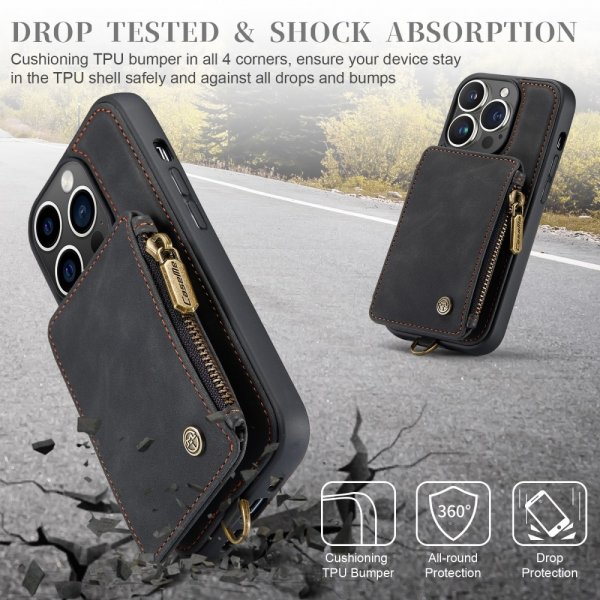 CaseMe iPhone 15 Pro Cover C20 Series Sort