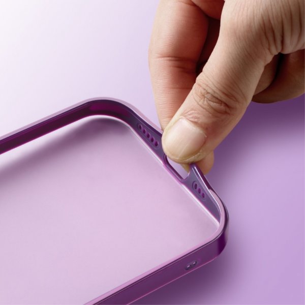 X-Level iPhone 15 Pro Cover Kameraram Kickstand Blå