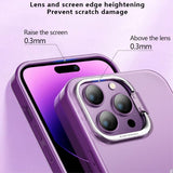 X-Level iPhone 15 Pro Cover Kameraram Kickstand Lilla