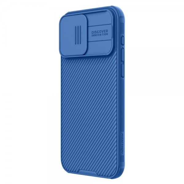 Nillkin iPhone 15 Pro Cover CamShield MagSafe Blå