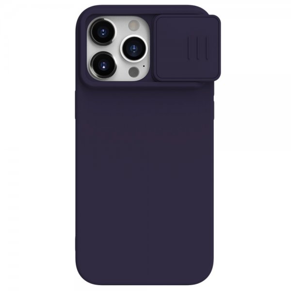 Nillkin iPhone 15 Pro Cover CamShield Silky Mørkelilla