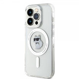 Karl Lagerfeld iPhone 15 Pro Cover Choupette MagSafe Transparent