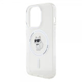 Karl Lagerfeld iPhone 15 Pro Cover Choupette MagSafe Transparent