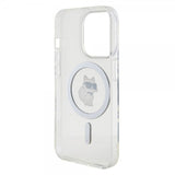 Karl Lagerfeld iPhone 15 Pro Cover Choupette MagSafe Transparent