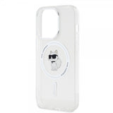 Karl Lagerfeld iPhone 15 Pro Cover Choupette MagSafe Transparent