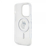 Karl Lagerfeld iPhone 15 Pro Cover Choupette MagSafe Transparent