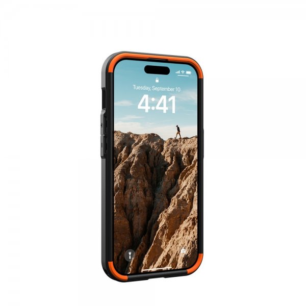 Urban Armor Gear (UAG) iPhone 15 Pro Cover Civilian MagSafe Olive Drab