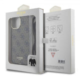 Guess iPhone 15 Pro Cover Crossbody Cord Brun