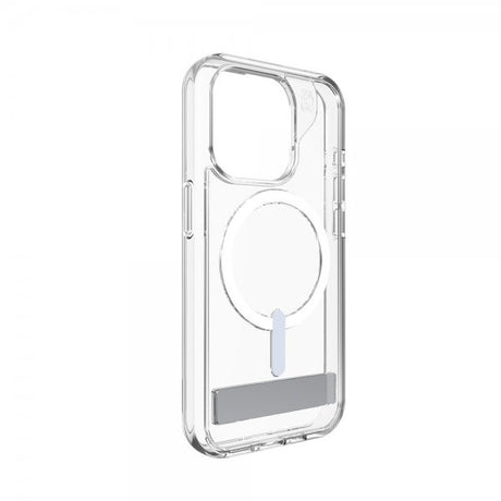 ZAGG iPhone 15 Pro Cover Crystal Palace Snap Kickstand Transparent