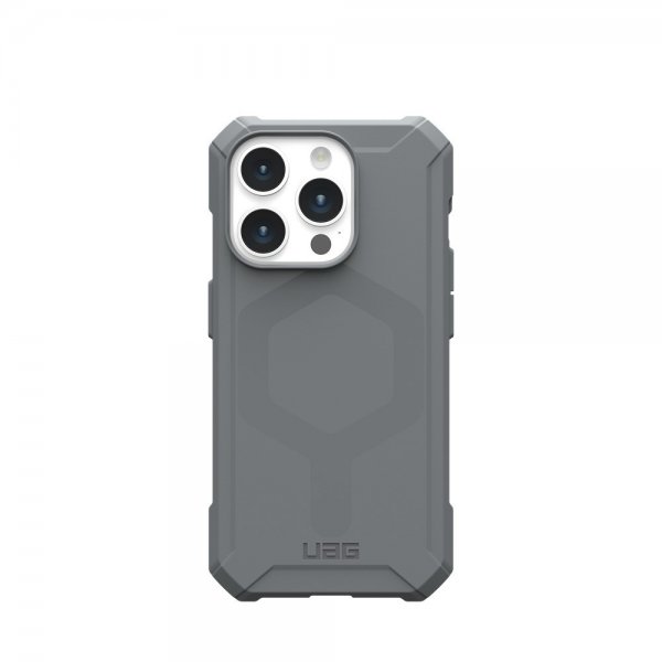 Urban Armor Gear (UAG) iPhone 15 Pro Cover Essential Armor MagSafe Sølv