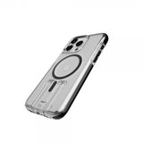 Tech21 iPhone 15 Pro Cover Evo Crystal Kick MagSafe Klar/Sort
