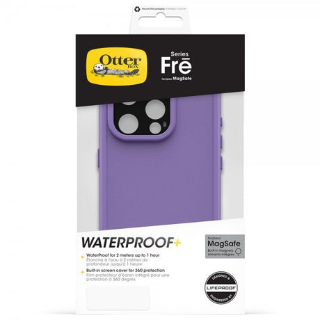 Otterbox iPhone 15 Pro Cover Fre MagSafe Rule of Plum
