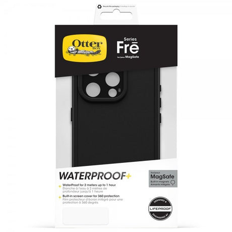 Otterbox iPhone 15 Pro Cover Fre MagSafe Sort