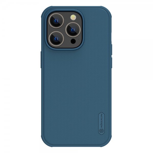 Nillkin iPhone 15 Pro Cover Frosted Shield Pro MagSafe Blå