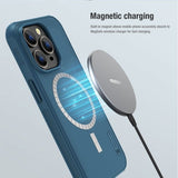 Nillkin iPhone 15 Pro Cover Frosted Shield Pro MagSafe Sort