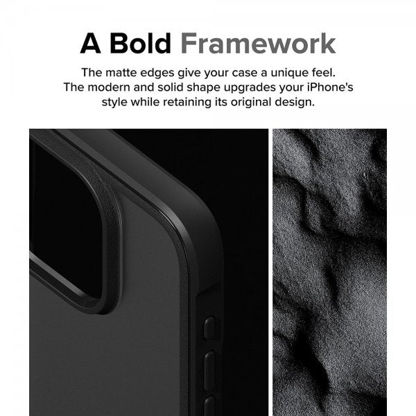 Ringke iPhone 15 Pro Cover Fusion Bold Mat Sort