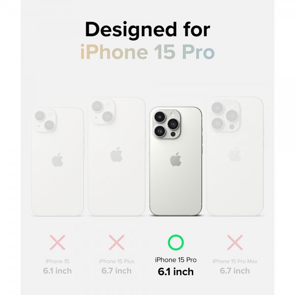 Ringke iPhone 15 Pro Cover Fusion Design Seoul