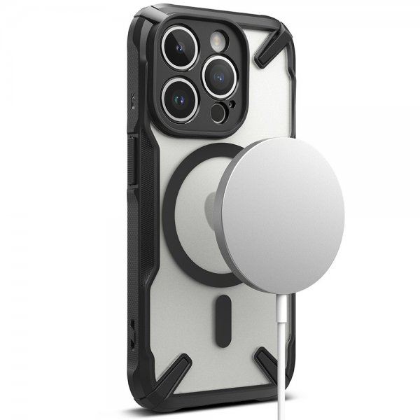 Ringke iPhone 15 Pro Cover Fusion X Magnetic Matte Black