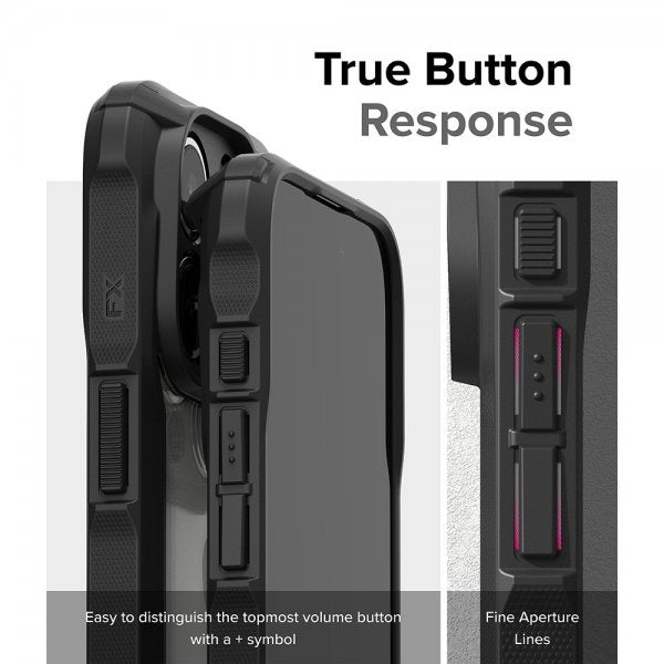 Ringke iPhone 15 Pro Cover Fusion X Sort
