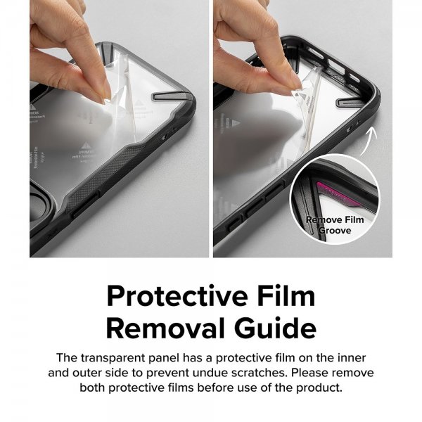 Ringke iPhone 15 Pro Cover Fusion X Sort